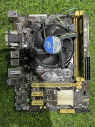 【琻霖】【二手主機板】ASUS H81M-E/i5-4570/8G/1150 附檔板，含稅