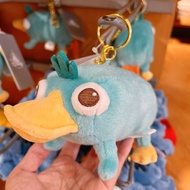 日本迪士尼 東京迪士尼  東迪 Disney store -Perry the Platypus 鴨嘴獸泰瑞 Kuttari くったり ペリー趴姿公仔吊飾 掛件 匙扣公仔 Plush Keychain