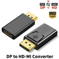 DP To HDMI Compatible Adapter Support 4K 1080P Displayport Male To HDM1 Female Adapter for PC Laptop Monitor TV Projector