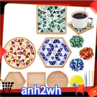 Mosaic Coaster Making Kit for DIY Mosaic Coaster Crafts Kit Handmade Mosaic Coaster Making Kit for B