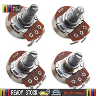 A500K B500K A250K B250K potentiometer spline electric guitar bass effect Bahagian aci volum penguat