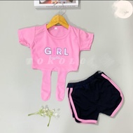 Kids crop set Girl 0-4 years kids clothes girl girl clothes set kids girl clothes