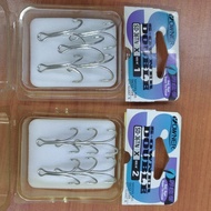 Owner Double Hook Mata Kail Dua 1/0, 2/0 (Box)