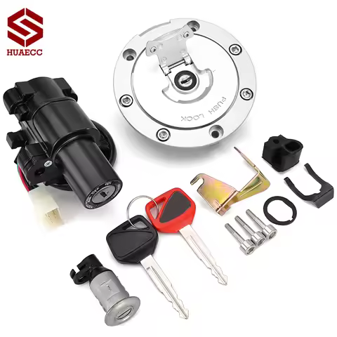 Fuel Gas Cap Ignition Switch Seat Lock with Key Kit for Honda ST1300 CB400 VTEC 2 3 4 CB750 F2 CB Se