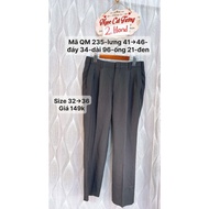 [SIZE 26 to size 41] Branded 2-hand bigsize men's trousers - secondhand (2hand) Ngoc Cat Tuong 2hand