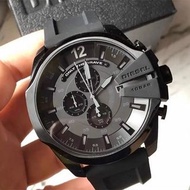 代購DIESEL手錶男 迪賽男士石英錶 51mm大直徑男錶 歐美時尚運動腕錶 商務休閒橡膠錶帶手錶男DZ4496 DZ4378