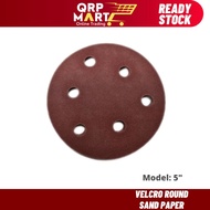 5 inch Velcro Abrasive Round Sand Paper | Sand Paper Grinder | Grinder Sand Paper | Sand Paper | Rou