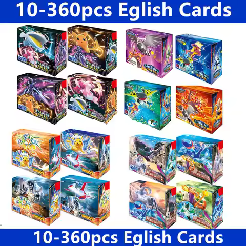 10-360 Pcs/Set English Card Brilliant Stars 151 Prismatic Evolutions PALDEAN FATES English Booster B