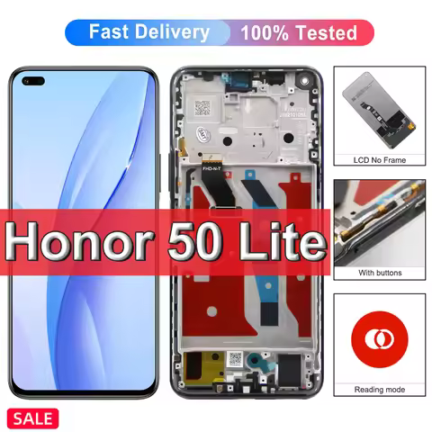 6.67" lcd For Honor 50 Lite Display Touch Digitizer Assembly for Honor 50 Lite NTN-L22, NTN-LX1, NTN