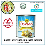 Doreen Sweetened Condensed Creamer 390 ml x 1 can (Blue) Halal Kitchen Essentials Drinks Milk Creame