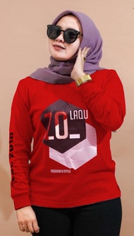 zolaqu kaos zolaqu (b) bukan original terbaru 2021 kaos baju atasan - riola maroon xl