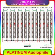 New Spectrum Analyzer Modul Dms-314 V3 14 Band Music Analyzer