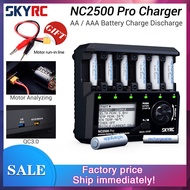 【Fast shipping】SKYRC Battery Charger  SKYRC NC2500 Pro 6 Slot AA AAA Battery Charger Motor Analyzer 