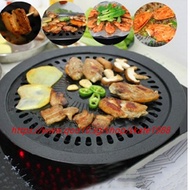 NEW Korean Non-stick Barbeque Pan Meat Grill Dish Yakiniku BBQ Plate Cooking Tool