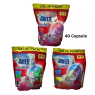 FREE SHIPPING Breeze 3in1 Laundry 18/ 40 Capsules