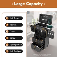 Stylish 3-tier Professional Beauty Luggage With Max 25kg Load Capacity & Dual Lock Security For Barb