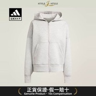 (日本平行進口) adidas爱迪达Stella McCartney女士运动连正卫衣灰[JM5792]