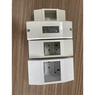 Circuit breaker mounting box MCB 1P, 2P, 3P and circuit breaker (HB type circuit breaker)