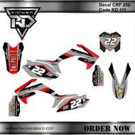 Custom crf 250 decal sticker
