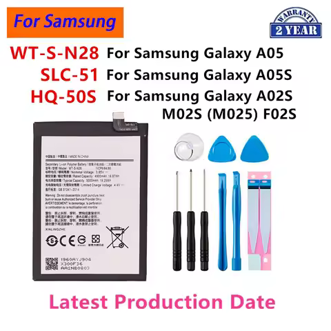 Brand New WT-S-N28 SLC-51 HQ-50S Battery For Samsung Galaxy A05 A05S A02S M02S (M025) F02S Mobile ph