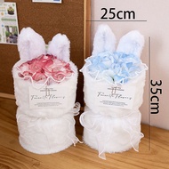 Rabbit Ears Soap Rose Bouquet for Girlfriend Birthday 2.14 Valentine's Day Girls