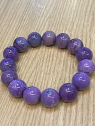 舒俱萊，舒俱徠，紫櫻花舒俱萊15mm大手串，全新收藏品