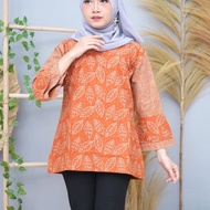 blouse batik wanita. blouse batik. atasan batik. batik premium. batik