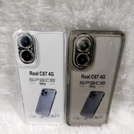 Original Space Clear Black Clear Silicone Realme C67 4G Clear Casing TPU Clear Black Space good flex