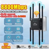 【8 Antennas】wifi wireless Extender Wifi Signal Extends 1200Mbps/21000Mbps 2.4G and 5G Wifi Range Ext
