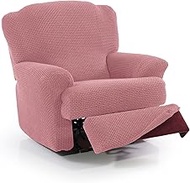 FAVERTI® Super Elastic Recliner Chair Cover from 70 to 90 cm | Novelle Model | Pastel Pink | Cover f