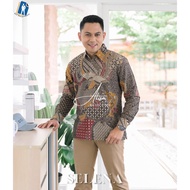 KEMEJA Selena Men's Batik Shirt Long Sleeve Modern Solo Batik Full Fur by Batik ALX