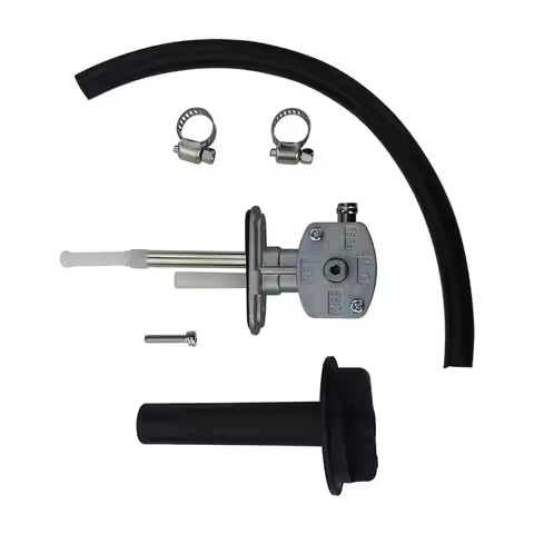 Fuel-Cock Petcock Assy & Lever For ATV Grizzly 350 660 Bruin 350 YFM350 YFM660 5KM-24500-10-00,-A61E