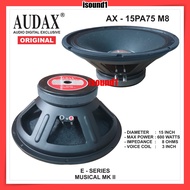 SPEAKER AUDAX AX 15 PA 75 FULL RANGE 600 WATT 15PA75 AX 15PA75 M8 ORIGINAL AUDAX INDONESIA