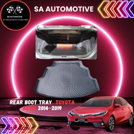 TOYOTA ALTIS 2014~2019 REAR CARGO BOOT TRAY CAR ACCESSORIES HIGH QUANLITY
