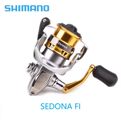 Original SHIMANO SEDONA FI 3+1BB Metal Spool Sea Fishing Wheels HAGANE GEAR 3-11KG Spinning Fishing 