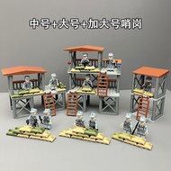 Batu bata Lego yang laris dijual, minifigure askar Tentera Laluan Kelapan Perang Dunia II, mainan pe