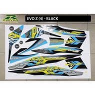 Cover Set Sticker / Body Stripes Demak Evo Z (4) - 2017