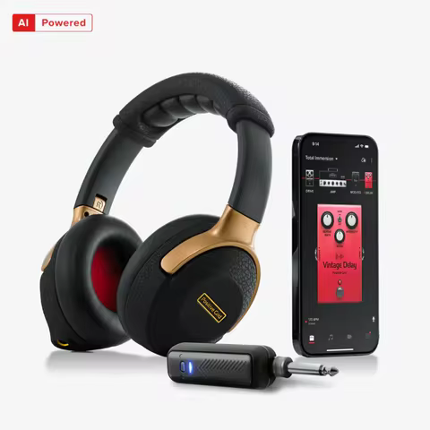 Positive Grid Spark NEO AI-powere WIRELESS SMART GUITAR HEADPHONE with ultra-lightweight diaphragm a
