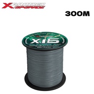 YGKX 16 Strands Braided Fishing Line X16 Super Strong PE Line Fishing Wire 100/150/200/300/500M Mult