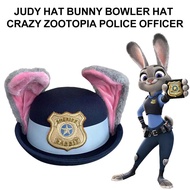 Judy Hat Rabbit Top Hat Zootopia Officer Judy Hat Children Headwear Headband Hat Adult F3f1