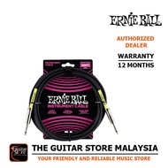 Ernie Ball 10ft Straight/Straight Intrument Cable - Black