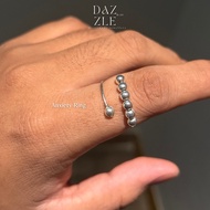 Anxiety silver Ring Male version Anxiety silverRing