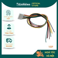 High quality 10P XH2.54 bus wire, 22AWG wire, 1 plug, 30cm long.