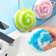 CHIHIRO1BFT8 Bathroom Sink Brush, Soft Cleaning Tool Desktop Cleaning Ball,  No Shedding Bathtub Was