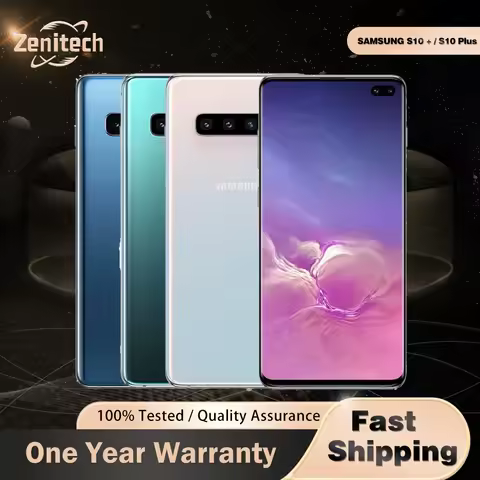 Original Samsung Galaxy S10+ S10 Plus mobile phone G975U G975F 8GB RAM 128GB ROM 12MP*2+16MP+10MP+8M