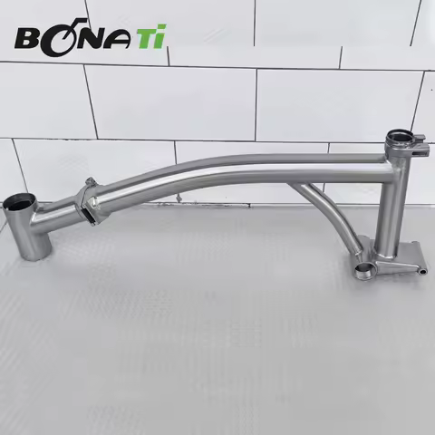 Titanium Alloy Main Frame Folding Bike Frame For Brompton P Line