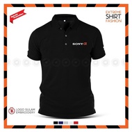Polo Tee Shirt Cotton Sony Alpha ILCE 7CR Full Frame Camera Baju T-Shirt Collar Murah Lelaki Men Log