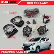 Perodua Axia 2017 2018 Axia E-Spec G-Spec Axia 1.0 E G Spec 2017 Oem Fog Lamp High Quality Car Spot Sport Light Foglamp Clear