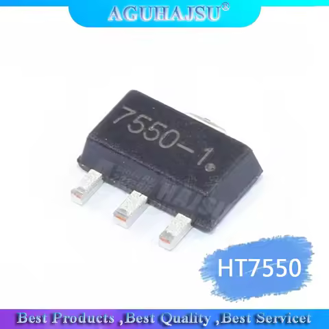 20pcs/lot HT7550 HT7550A-1 7550-1 SMD SOT89 low dropout voltage regulator circuit three-terminal reg