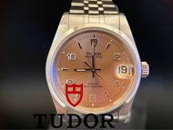 ⏱️ 帝舵TUDOR PRINCE DATE + DAY -稀少粉色錶面2-4-6-8-10 DIAL 機械手錶#二手